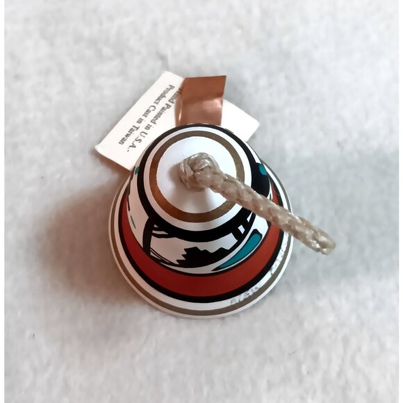 Small Tesa bell Southwestern ornament chime w/ tag 2" - Picture 4 of 7